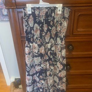 Women's Size Medium Dress/Tank Top Blue Floral Print. Brand New